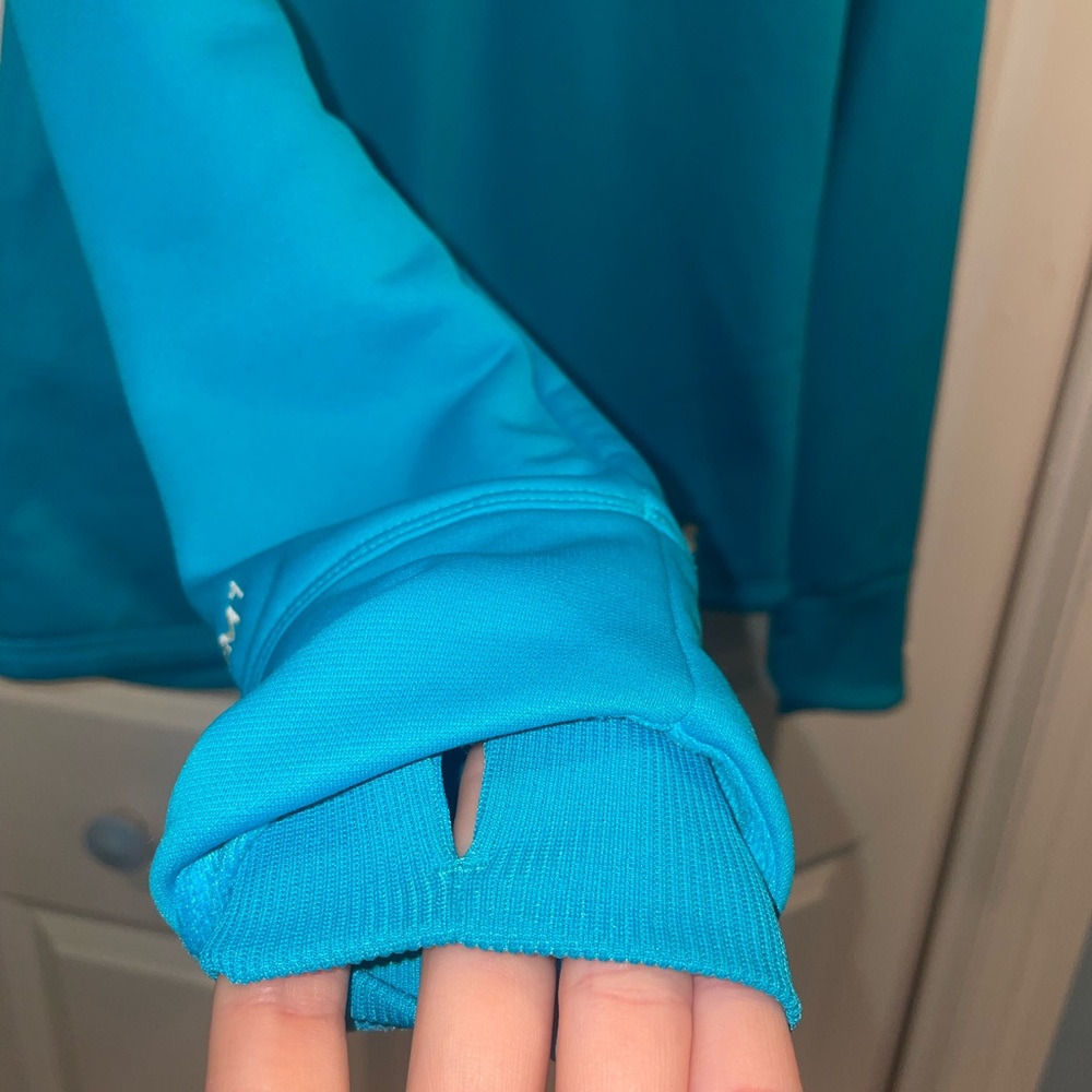 Under Armour Blue Quarter-Zip Pullover - Picture 2 of 6